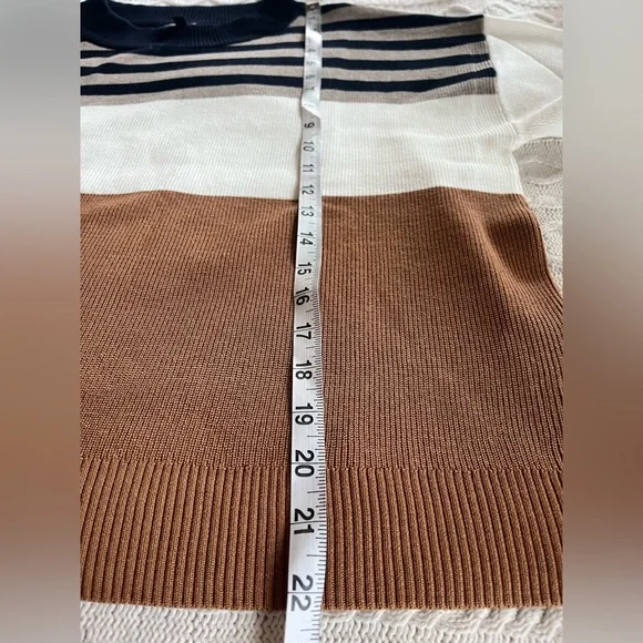 NWOT Adrianna Papell Designer Long Sleeve Lightweight Sweater Size XL - Picture 12 of 16